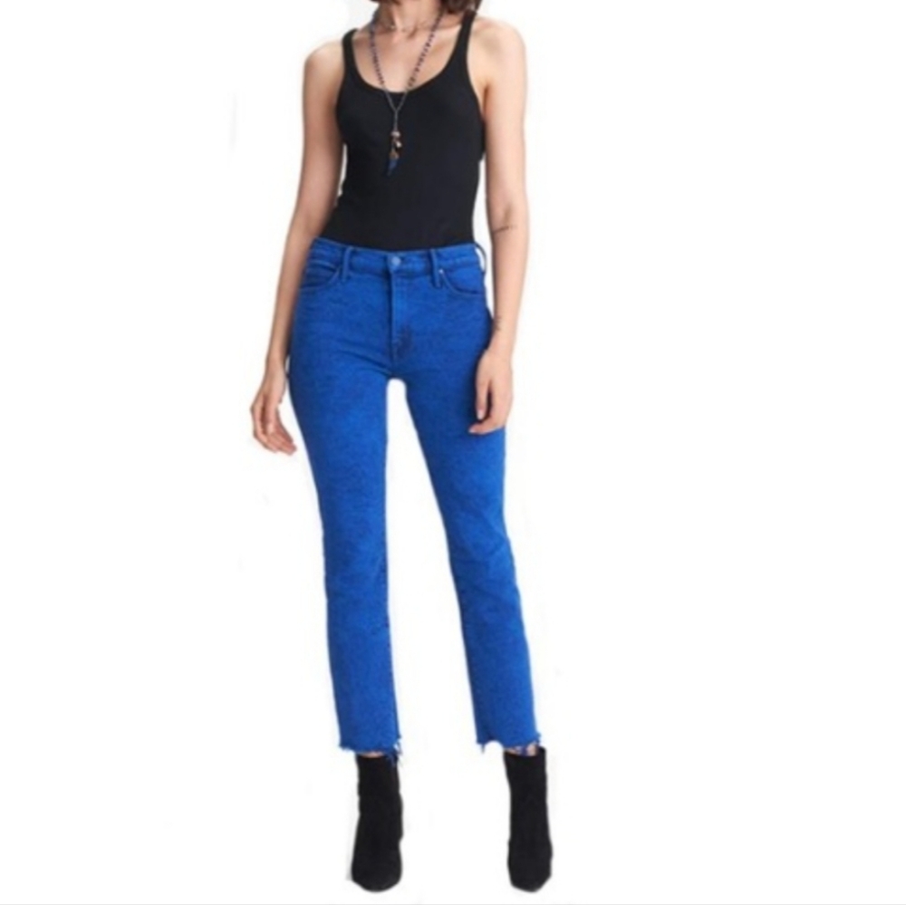 MOTHER The Rascal Ankle Fray Jeans - Picture 4 of 16